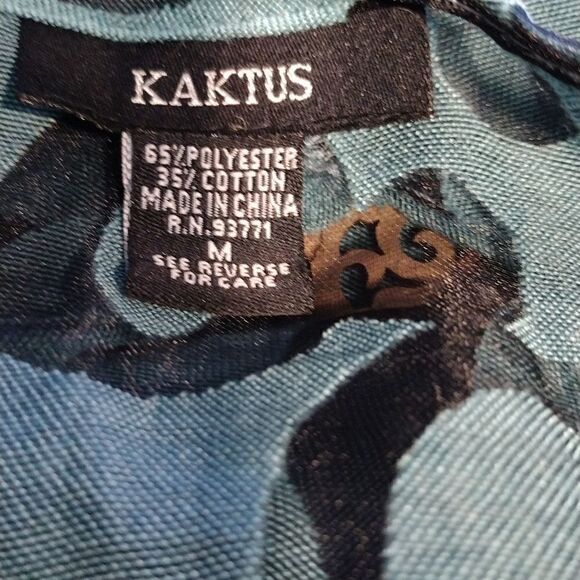 Kaktus Medium Poly Blend Circle Pattern Pullover Ladies Shirt/Short Dress - Picture 4 of 4